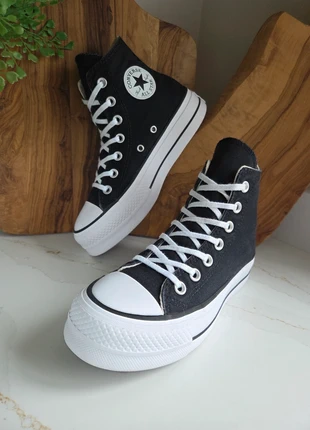 Converse All Star Chuck Taylor Lift Platform Black Canvas High Tops, Size UK 3.5, brand: Converse, condition: Very good, size: 3.5, £34.00, £36.40 includes Buyer Protection Pro