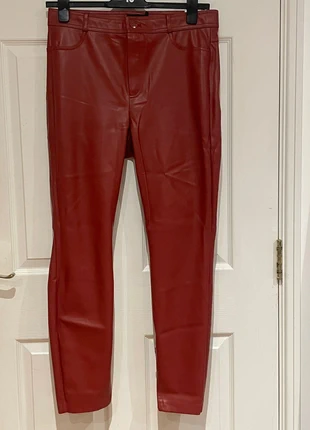 Zara faux leather red leggings size UK XL, brand: Zara, condition: New with tags, size: XL / UK 20-22, £20.00, £21.70 includes Buyer Protection