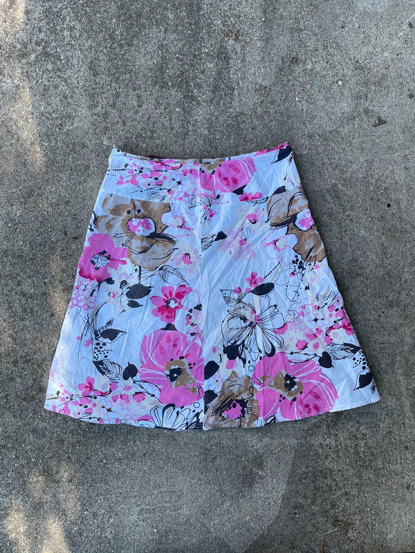 Vintage Floral Skirt 1