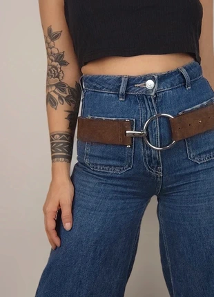 Ceinture marron en cuir Vintage 90s y2k, brand: Vintage, condition: Very good, size: 80 cm, €15.00, €16.45 includes Buyer Protection Pro