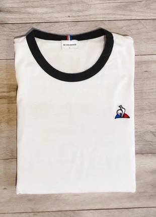 T-shirt homme manches courtes lifestyle Le Coq sportif blanc taille L, marque: Le Coq Sportif, état: Très bon état, taille: L, 8,00 €, 9,10 € Protection acheteurs incluse