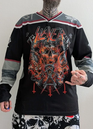 Maillot de hockey sur glace slayer show no mercy, brand: Slayer, condition: Very good, size: L, €125.00, €131.95 includes Buyer Protection Pro