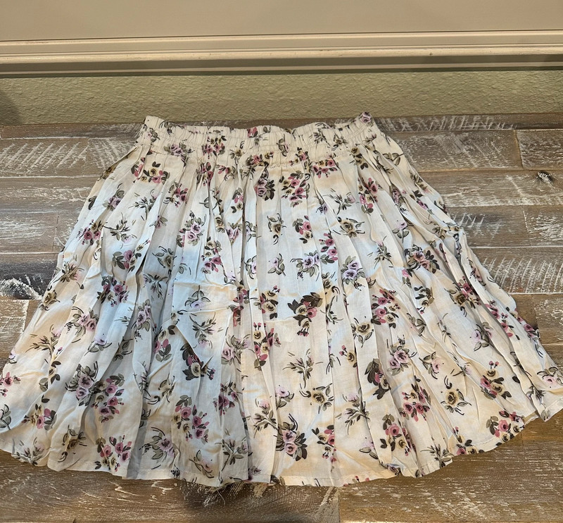 Brandy Melville Floral Skirts Size: One Size 1