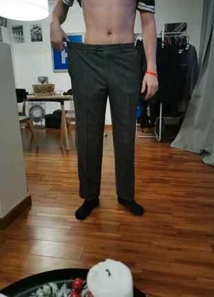 Pantalon de costume gris, condition: Very good, size: XL, €25.00, €26.95 includes Buyer Protection