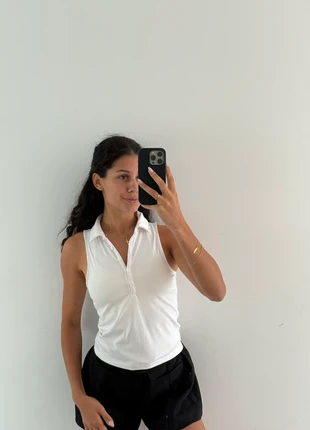 White polo top XS, marque: All in Motion, état: Bon état, taille: XS / 34 / 6, 4,00 €, 4,90 € Protection acheteurs incluse