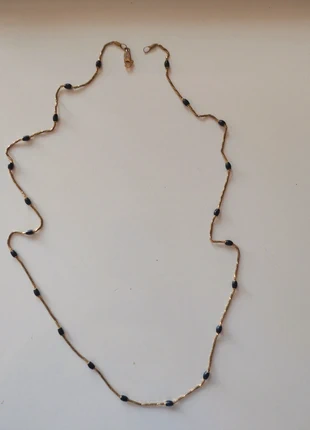 Collanina dorata e nera/collier doré et noir, marque: Boutique Parisienne, état: Bon état, 3,00 €, 3,85 € Protection acheteurs incluse