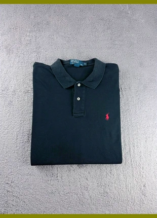 Polo Ralph Lauren noir coton brodé logo rouge taille XL, marque: Ralph Lauren, état: Très bon état, taille: XL, 7,00 €, 8,05 € Protection acheteurs incluse