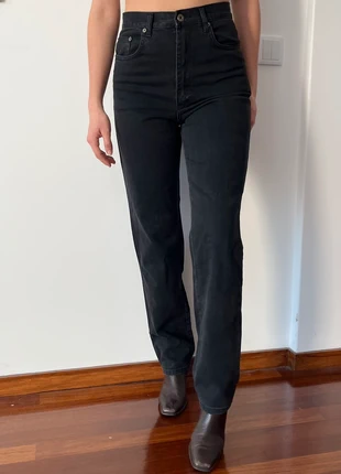 Vintage high waist black denim jeans, estado: Muito bom, tamanho: M / 38 / 10, €20.00, €21.70 inclui Proteção do Comprador