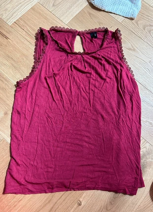 Weinrotes Top, marke: Vero Moda, zustand: Sehr gut, größe: S, 8,00 €, 9,10 € inklusive Vinted-Käuferschutz