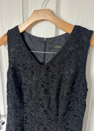 Vintage M&S St Michael Black Lace Dress Size 10 Sleeveless V Neck Christmas New Year Classic, brand: St Michael, condition: Very good, size: S / UK 8-10, £10.00, £11.20 includes Buyer Protection