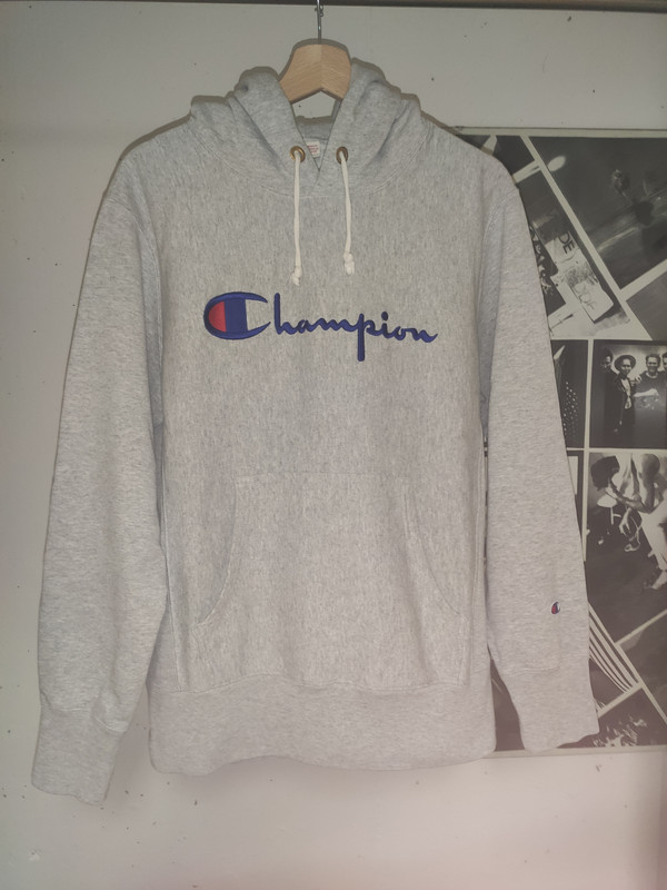 Champion Reverse Weave Logo Hoodie | Vinted