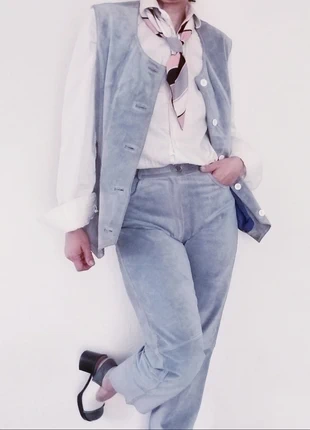 Ensemble daim T.38/40 pantalon veste sans manches vintage 70's 80's, marque: Vintage, état: Bon état, taille: M / 38 / 10, 85,00 €, 89,95 € Protection acheteurs incluse