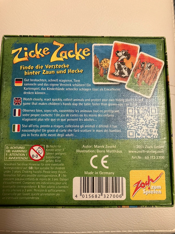 Zicke Zacke Kartenspiel 2