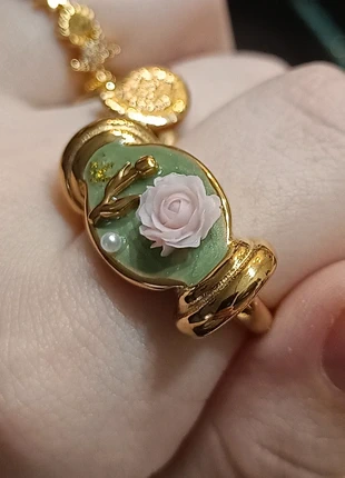 Anillo de flor vintage, merk: Local, staat: Nieuw met prijskaartje, maat: Aanpasbaar, € 5,00, € 5,95 inclusief Kopersbescherming