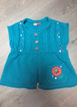 Gilet avec jolis broderies et détails, marca: Du Pareil au Même, estado: Muy bueno, tamaño: 24-36 meses / 92 cm, 3,00 €, 3,85 € Protección al comprador incluida