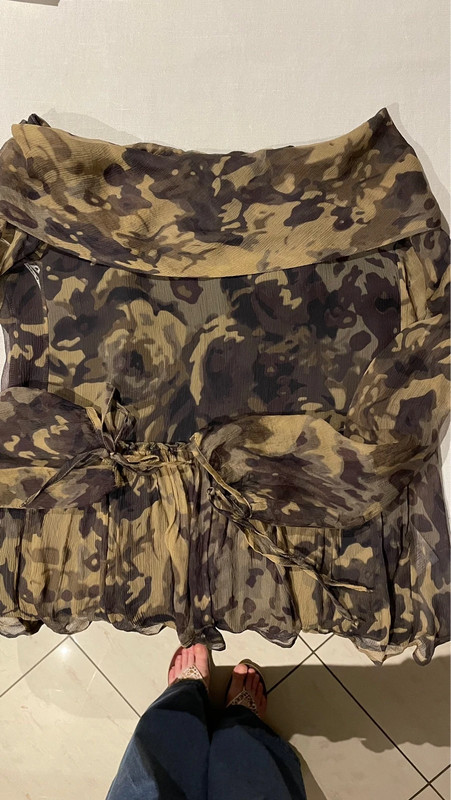 Blusa camouflage seta Twin-set 2