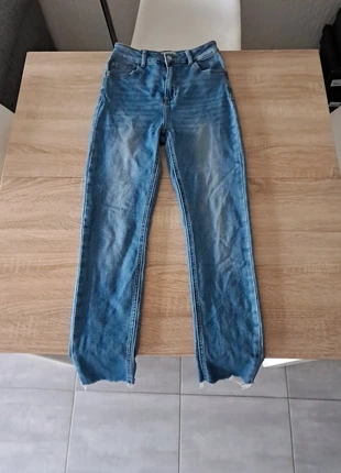 Jeans droit bleu 38, marque: Tally Weijl, état: Très bon état, taille: M / 38 / 10, 4,50 €, 5,43 € Protection acheteurs incluse
