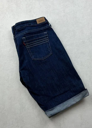 Short Femme Levi’s 545 Jean Bleu Foncé – Denim Stretch Revers Cousus Taille 44, merk: Levi's, staat: Heel goed, maat: XXL / 44 / 16, € 15,00, € 16,45 inclusief Kopersbescherming Pro