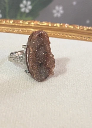 Anillo de ágata natural, marque: Natural, état: Très bon état, taille: Ajustable, 8,00 €, 9,10 € Protection acheteurs incluse