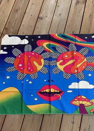 Tapisserie décorative murale psychédélique hippie vintage , marca: Vintage Dressing, estado: Muito bom, €17.00, €18.55 inclui Proteção do Comprador Pro