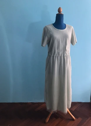 Vestito lungo in tessuto e organza comme des garconnes , marca: Comme des Garçons, estado: Muy bueno, tamaño: S / 36 / 8, 350,00 €, 368,20 € Protección al comprador incluida