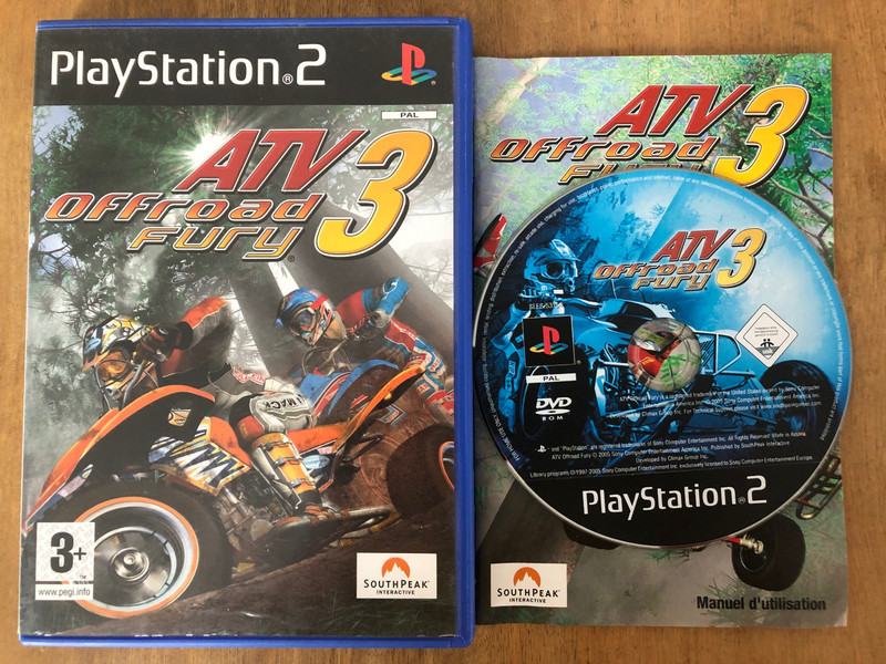 Jogo ATV Offroad Fury 3 original completo para Sony PlayStation 2