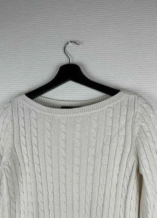 Pull torsadé Ralph Lauren blanc, marque: Ralph Lauren, état: Très bon état, taille: S / 36 / 8, 20,00 €, 21,70 € Protection acheteurs (Pro) incluse