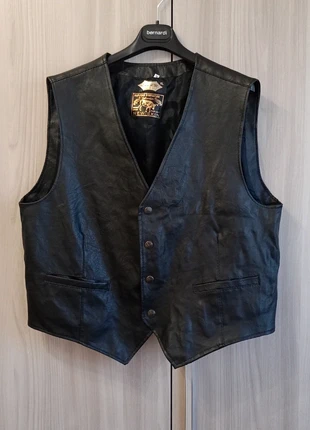 Bellissimo Gilet da biker in vera pelle nero Vintage taglia XL 🔶, marca: Livergy, estado: Muy bueno, tamaño: XL, 59,00 €, 62,65 € Protección al comprador incluida