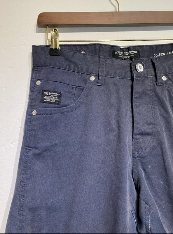 skæg Ofre sporadisk Core Workwear by Jack & Jones Men's Navy Blue Jeans Pants Deadstock  Anti-fit 30" - Vinted