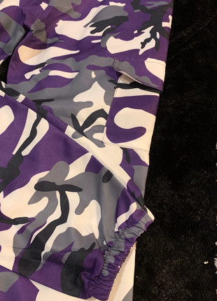 Purple and white sales camo pants