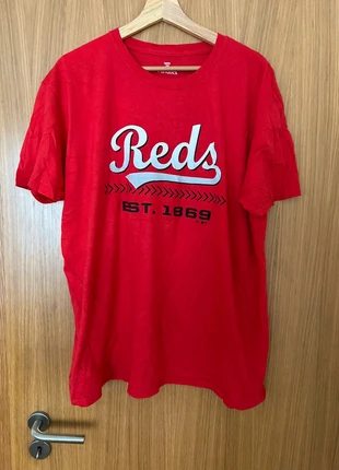 T-shirt Cincinnati Reds Fanatics, marca: Fanatics, estado: Novo sem etiquetas, tamanho: XL, €10.00, €11.20 inclui Proteção do Comprador