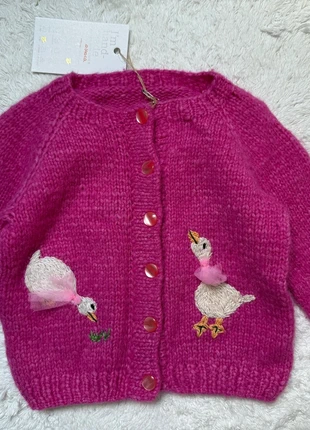 Knit cardigan, marca: Cardigan, estado: Novo com etiquetas, tamanho: 9-12 meses / 74 cm, €35.00, €37.45 inclui Proteção do Comprador