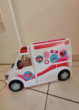 Barbie-Véhicule Médical-Coffret ambulance et clinique et