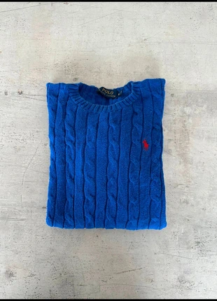 Torsadé bleu foncé logo rouge Ralph Lauren taille S homme, marca: Ralph Lauren, estado: Muito bom, tamanho: S, €44.90, €47.85 inclui Proteção do Comprador