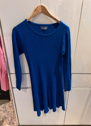 Blauwe jurk, merk: ALFA, staat: Heel goed, maat: S / 36 / 8, 25,00 €, 26,95 € inclusief Kopersbescherming