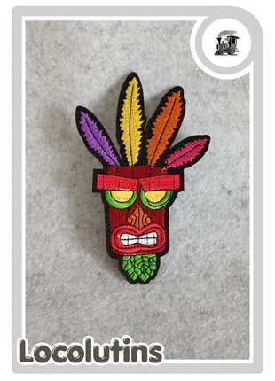 🚂 Écusson Crash Bandicoot brodé, état: Très bon état, 7,90 €, 9,00 € Protection acheteurs (Pro) incluse