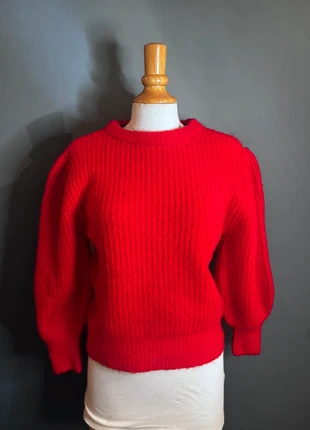 🪭 Pull rouge à épaulettes, brand: Morgan, condizioni: Ottime, taglia: XS / IT 38 / EU 34, €13.00, €14.35 include la Protezione acquisti