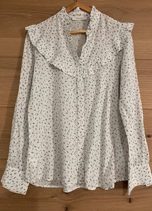 Chemise | Promod | blanc et motifs colorés | taille S femme, brand: Promod, condition: Very good, size: S / 36 / 8, €3.00, €3.85 includes Buyer Protection