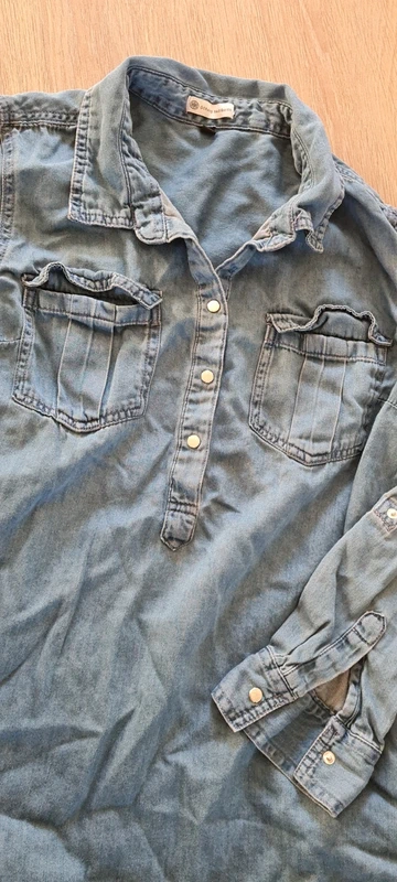 Tunique en jeans taille 38 - photo numéro 3