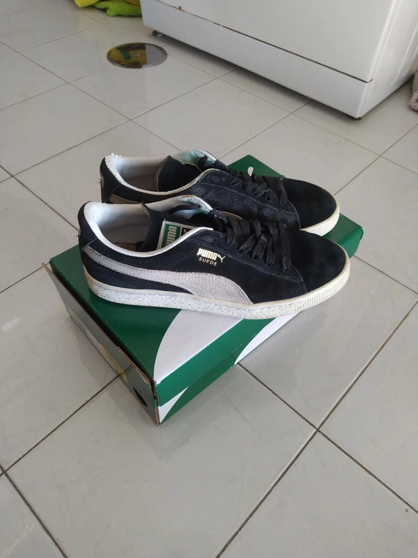 Puma suede cheap nere