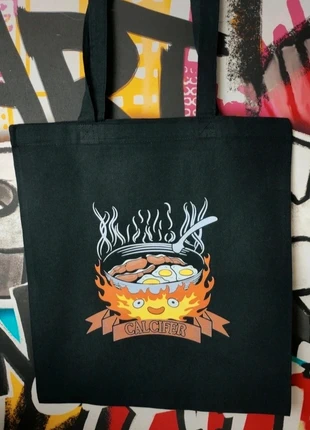 Tote bag Calcifer studio Ghibli, marque: Studio Ghibli, état: Très bon état, 12,00 €, 13,30 € Protection acheteurs (Pro) incluse