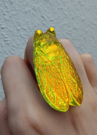 Anillo insecto holografico, marque: LUZ, état: Neuf sans étiquette, taille: Ajustable, 6,00 €, 7,00 € Protection acheteurs incluse