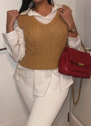 Chemise plus pull court en laine , marque: Unique, état: Neuf avec étiquette, taille: Taille unique, 15,00 €, 16,45 € Protection acheteurs incluse