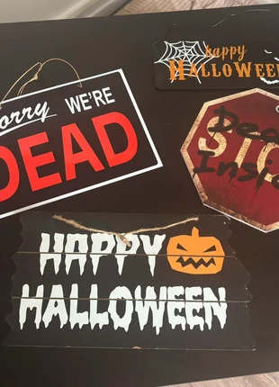 Décoration Halloween panneaux, staat: Veelgebruikt, € 6,00, € 7,00 inclusief Kopersbescherming
