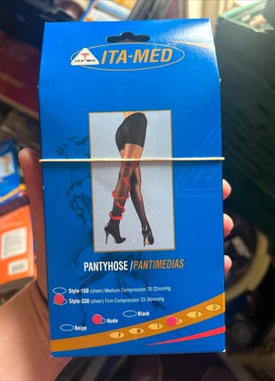 ITA Med Pantyhose Style 330 Sheer Firm Compression Nude Size XT, brand: MED, condition: Very good, size: Other, £10.50, £11.73 includes Buyer Protection Pro