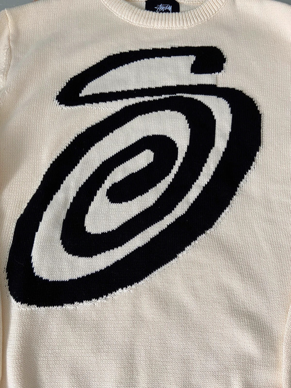 Stüssy S curly knit sweater | Vinted