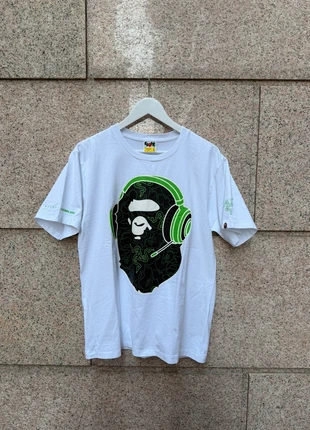 BAPE x Razer “A Gaming Ape” Tee White – Taglia L (Limited Edition), brand: A Bathing Ape (BAPE), condizioni: Ottime, taglia: L, €90.00, €95.20 include la Protezione acquisti Pro
