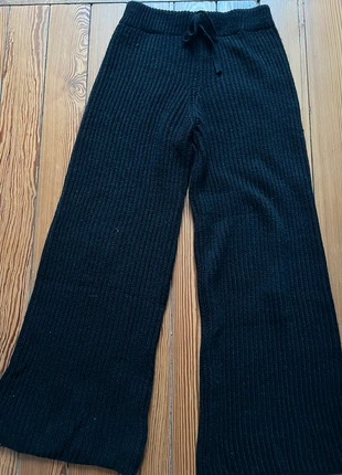 Pantalon cocooning large maille noir, brand: Boutique indépendante, condition: New without tags, size: XS / 34 / 6, €23.00, €24.85 includes Buyer Protection