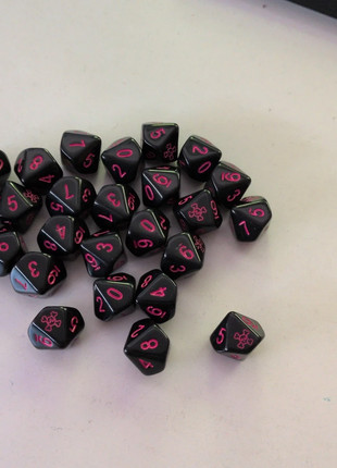 Dadi d10, marca: Boardgame, estado: Muito bom, €10.00, €11.20 inclui Proteção do Comprador