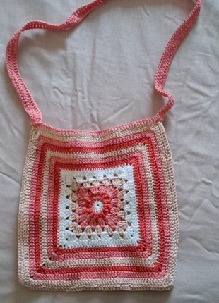 Gehaakt tasje vierkant, condition: New without tags, €5.00, €5.95 includes Buyer Protection